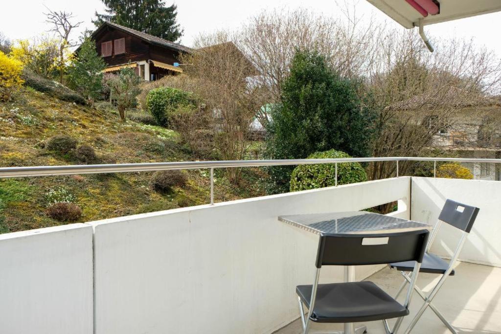 Mariposa Spiez Apartment Bagian luar foto